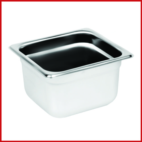 Stainless Steel Gastronorm Container - GN 1/6 - 100mm